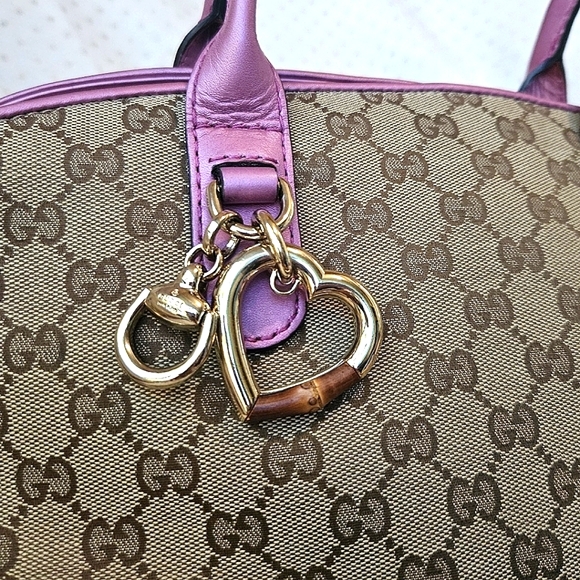 GORGEOUS RARE Authentic Gucci Pink Satchel - Picture 13 of 15